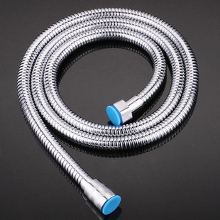 Stainless steel shower hose shower hose hose -proof rainproof water pipe electroplating metal hose 1.5 meters 2/3 meters