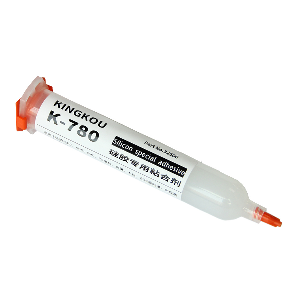 透明硅胶胶水 耐高温 免处理 无气味 景固K-780硅胶专用胶水