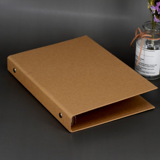 Vintage Kraft Paper Loose-leaf Cardboard Case A4DIY Cover A5 Removable B5 Small Fresh Hand Account Notes