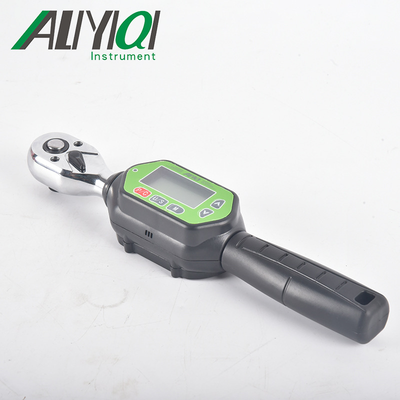 艾力AWM迷你数显扭矩扳手电子扭力扳手力矩短柄棘轮工业可调扳手