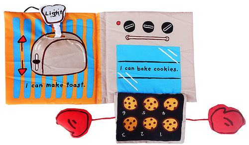 Baby Chef Cloth Book 0-3 years old educational baby toys 0-1 years old safe and chewable