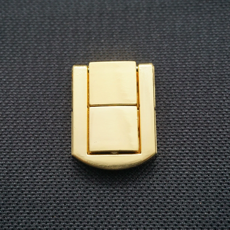 Заводская поставка Металлическая коробка для литья под давлением Пряжка Японский замок Пряжка Деревянная коробка Косметическая шкатулка Винная коробка Аппаратная Блокировка Пряжка