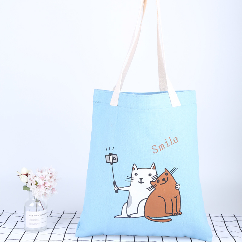 厂家批发帆布袋定做创意广告购物棉布袋定制彩印帆布背包袋印logo