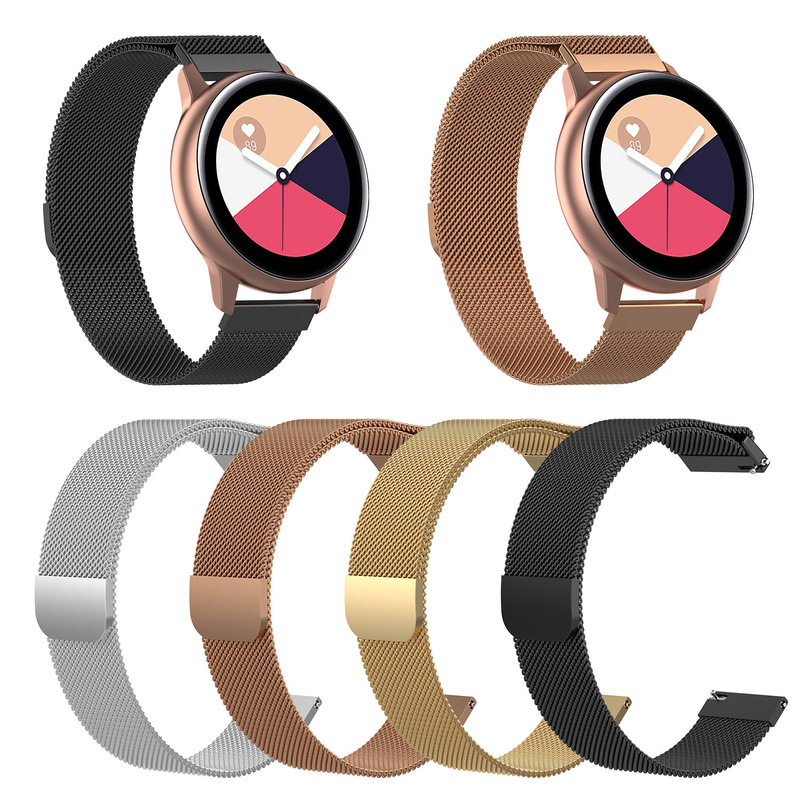 Suitable for Huami GTS Milan Strap/Active 2(40mm 44mm) Universal 20mm Magnetic Milan