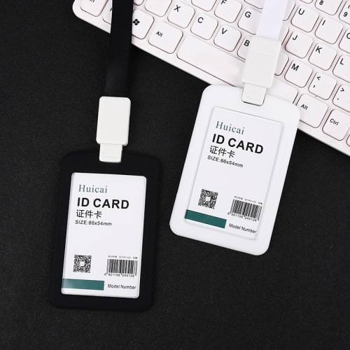 Silicone ID card holder, name badge, work ID holder, employee badge, work badge, work badge factory brand wholesale