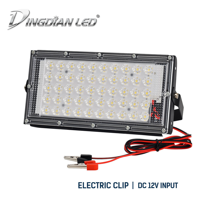 Led12V Low Voltage Floodlight Outdoor Waterproof 50W Clip Floodlight Outdoor Stall Lighting Cross-Border Supply Led12V Low Voltage Floodlight Outdoor Waterproof 50W Clip Floodlight Outdoor Stall Lighting Cross-Border Supply