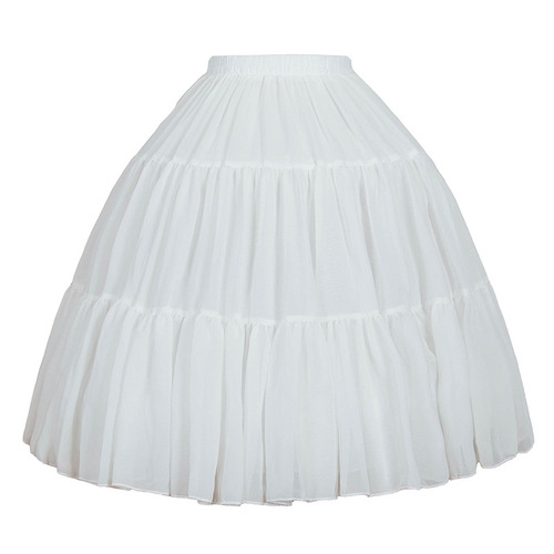 Bust Lolita lolita violent Carmen fishbone petticoat cosplay soft girl chiffon skirt adjustable