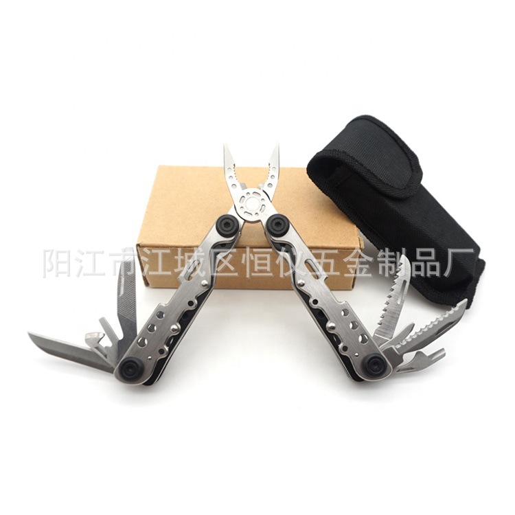 户外多功能中号钳子 便携带折叠多功能组合钳 不锈钢刀钳户外钳子