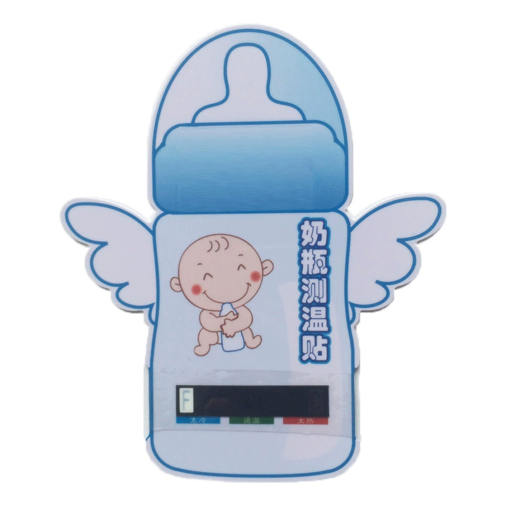 Поставка наклейки для измерения температуры детской бутылочки ЖК-цифровой цветной термометр электростатический пленочный дизайн ЖК-термометр наклейки