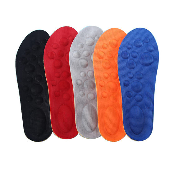 Factory wholesale Kang Yue children's massage corrective sports insoles Koryo cotton shock absorption insoles 1915