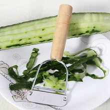 2元店地摊货源木柄刮皮拉刨削皮器不锈钢瓜刨瓜果刨子水果削皮刀