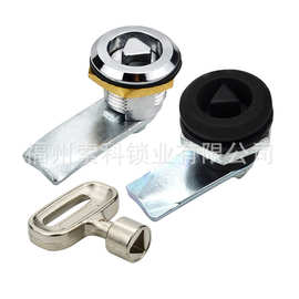 内四角锁芯小圆锁 MS845-1 设备转舌锁 工具箱小锁 防水小型锁具