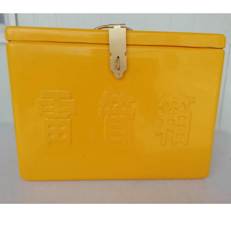 煤矿井下玻璃钢雷管箱 便携式民爆炸药保管箱 防静电火药箱