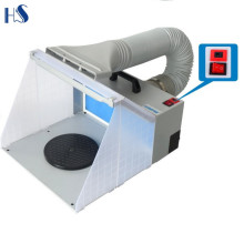 定制浩盛模型上色排风扇烤漆密封排气抽风机吸雾器喷漆箱工作台