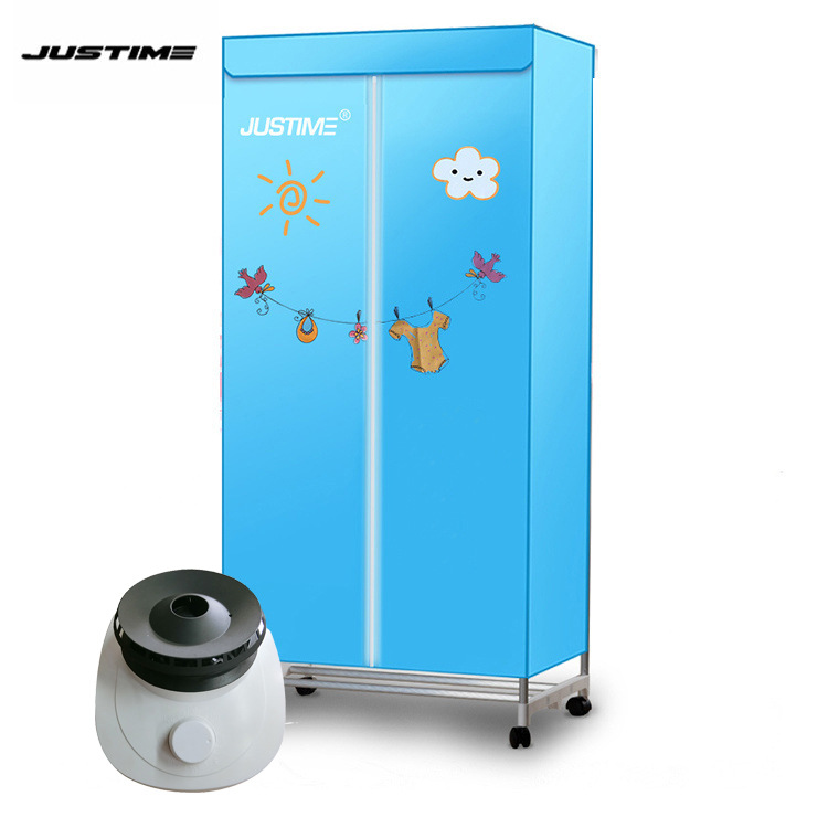 In-Stock Household Aluminum Alloy Clothes Dryer, Wardrobe-Style, Quiet, Double-Layer Clothing Heater Dryer