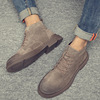 Martens, demi-season high trend boots English style, 2020, plus size, genuine leather, British style