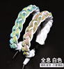 Accessory, bracelet for beloved, retroreflective woven shoelaces