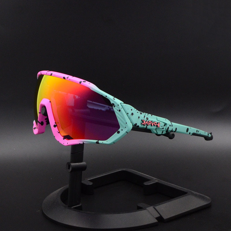 Gafas Polarizadas de Ciclismo de Montaña de TR90 con 5 Lentes Intercambiables, para Bicicleta de Ruta