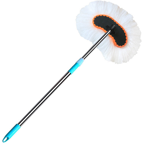 Car wash mop, car wash brush, soft bristle, long handle, telescopic dust collector, car duster, car wax mop, car brush tool special