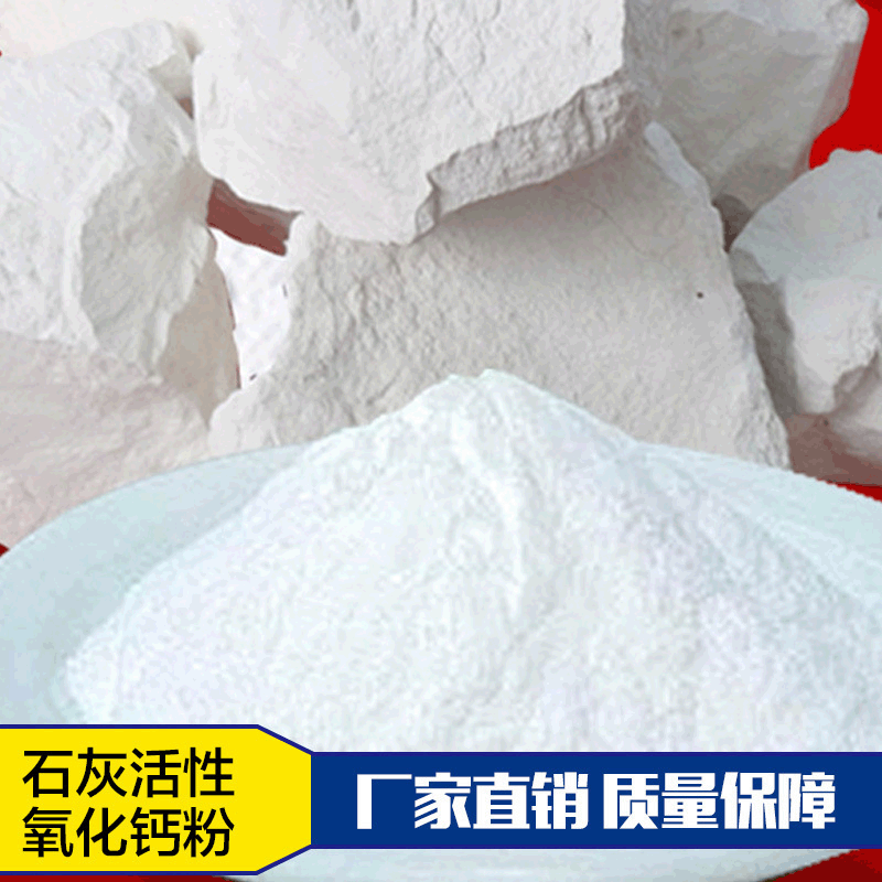 厂家直销水处理氧化钙 溶解快生石灰块 工业级高活性石灰粉批发
