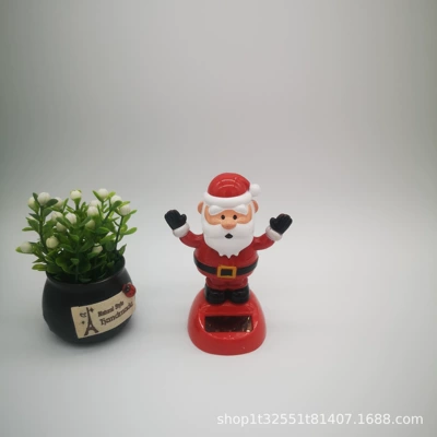 Car ornaments Swing Car Interior Decoration - raise-your-hand-santa