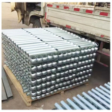 热镀锌两球球接立柱栏杆工业电厂球接立柱空心球焊接球接栏杆批发