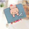 Short wallet, card holder, cartoon bag with zipper, wholesale