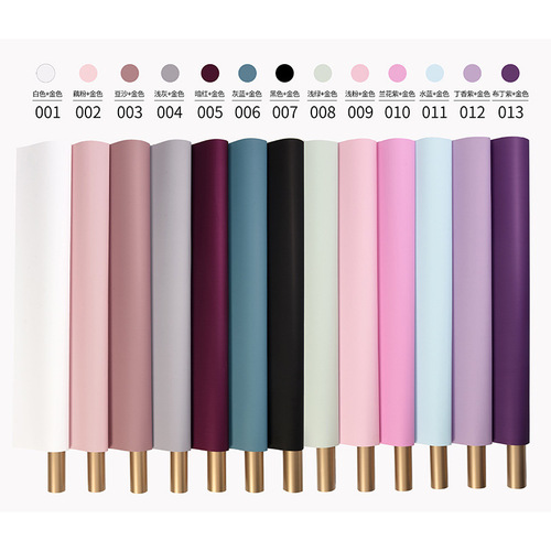 Lizhiran flower packaging two-color Ouya paper handmade gift opening wrapping paper waterproof floral bouquet wrapping paper