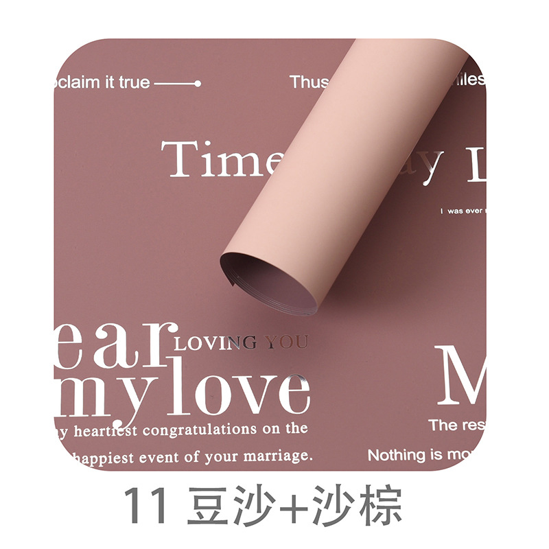 Liziran Flower shop material de embalaje floral impermeable pequeño punto serie de papel de embalaje de flores ramo de papel de embalaje en stock