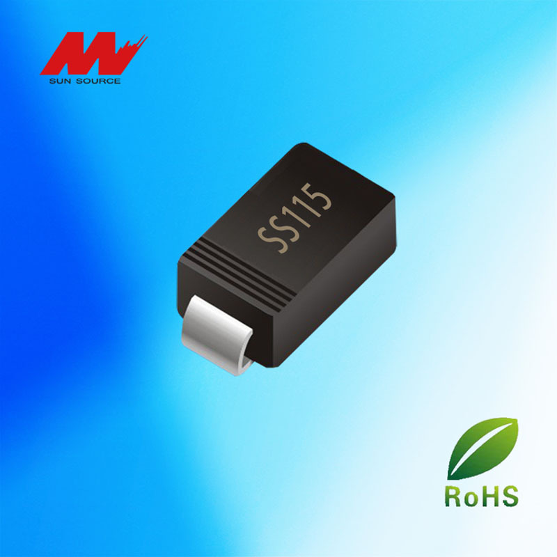 肖特基二极管贴片二极管SS115/SK1151A/150VSMA国产肖特基管电源