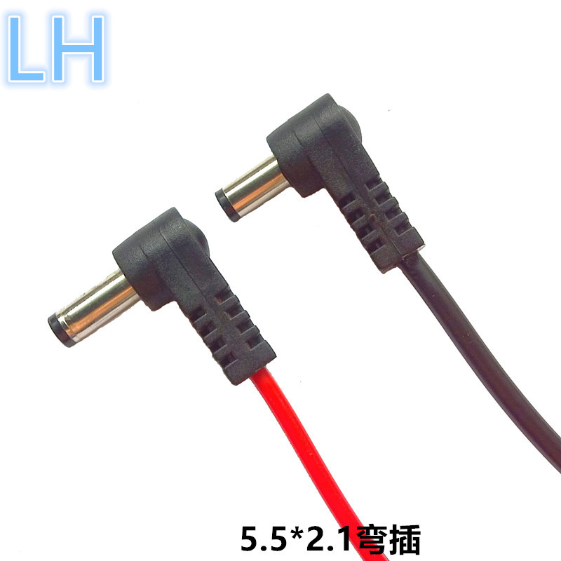 厂家供应DC插头线 电脑适配器连接DC线带尾卡 DC线生产厂家