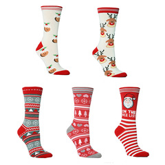 Best-selling Christmas socks in Europe and the United States, new elk men's and women's stockings, personalized cotton socks, mid-calf socks, Halloween socks socks