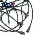 4Pin T型插头防水连接线 配SJTW室外防水电缆 公母防水对插连接线