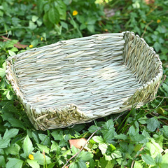 Recommended for warmth: natural moisture-proof rabbit thatched house, hamster nest, squirrel guinea pig, chinchilla, guinea pig, hedgehog sleeping bed and straw nest