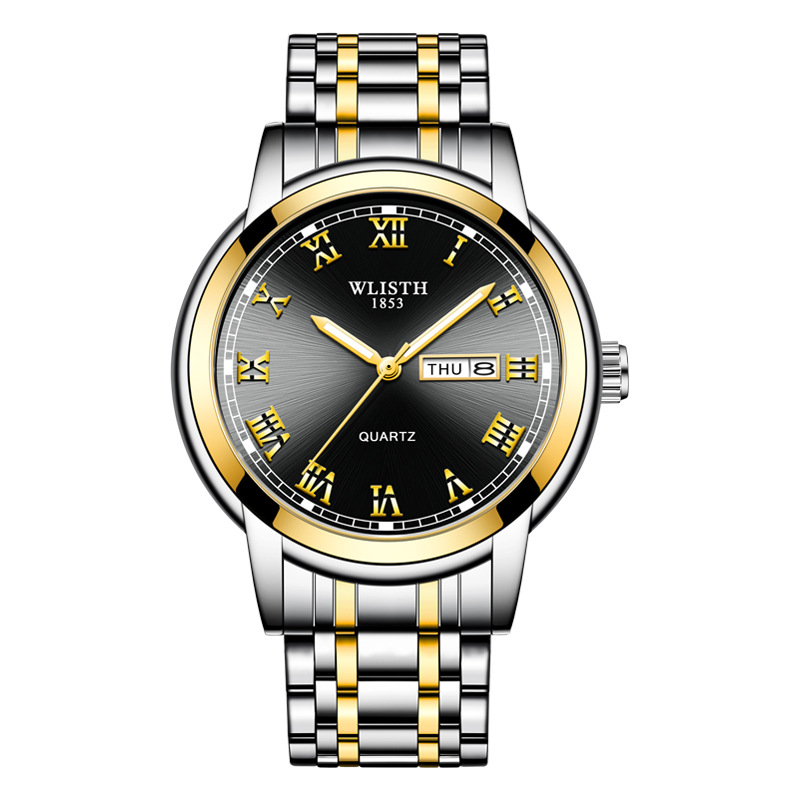 Gold belt between black face 3#