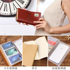 跨境專供A6記事本日記本子商務創意活頁筆記本子復古手賬本手帳本