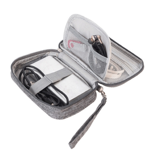 Runhui cationic handheld data bag mini power bank data cable storage bag headphone mobile phone storage bag