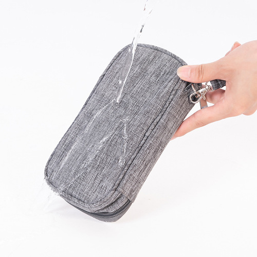 Runhui cationic handheld data bag mini power bank data cable storage bag headphone mobile phone storage bag