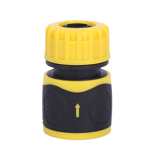 Factory Direct Sale New Rubber Coated Bright Yellow Quick Connect Water Nozzle Accessories Garden Hose Special Purpose Fitting