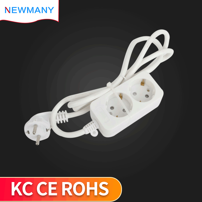 欧规插座接线板 移动式插座 德标韩国德国插排XWL-10A2NPP