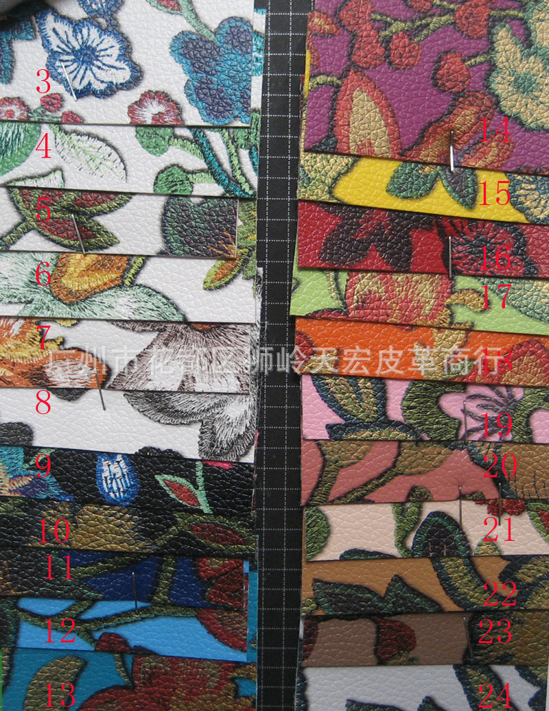 印枫叶花纹皮装修工程皮革化妆包装璜装修家居面装饰革包袋皮革