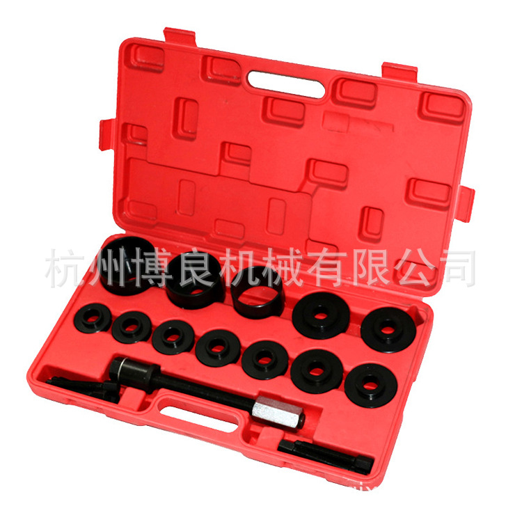Juego de 19 piezas de desmontable de ángulo de elevación sin desmontable, desmontador de rodamientos de cubo de rueda, extractor de rodamientos de rueda delantera, herramientas de instalación al por mayor