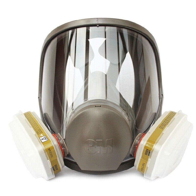 3M6800 máscara de gas 6001CN conjunto de siete piezas anti-vapor orgánico químico dióxido de azufre sulfuro de hidrógeno