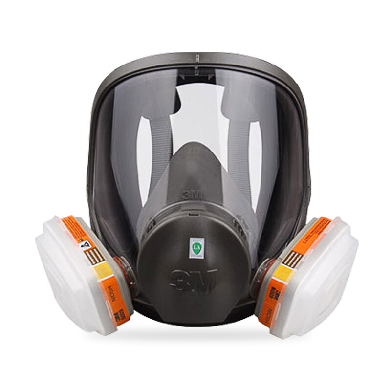 3M6800 máscara de gas 6001CN conjunto de siete piezas anti-vapor orgánico químico dióxido de azufre sulfuro de hidrógeno