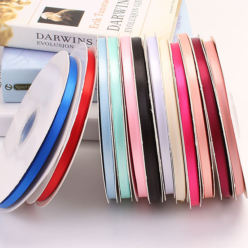 高密缎带涤纶织带蝴蝶结 蛋糕彩带绸带编发发饰 鲜花烘焙丝带