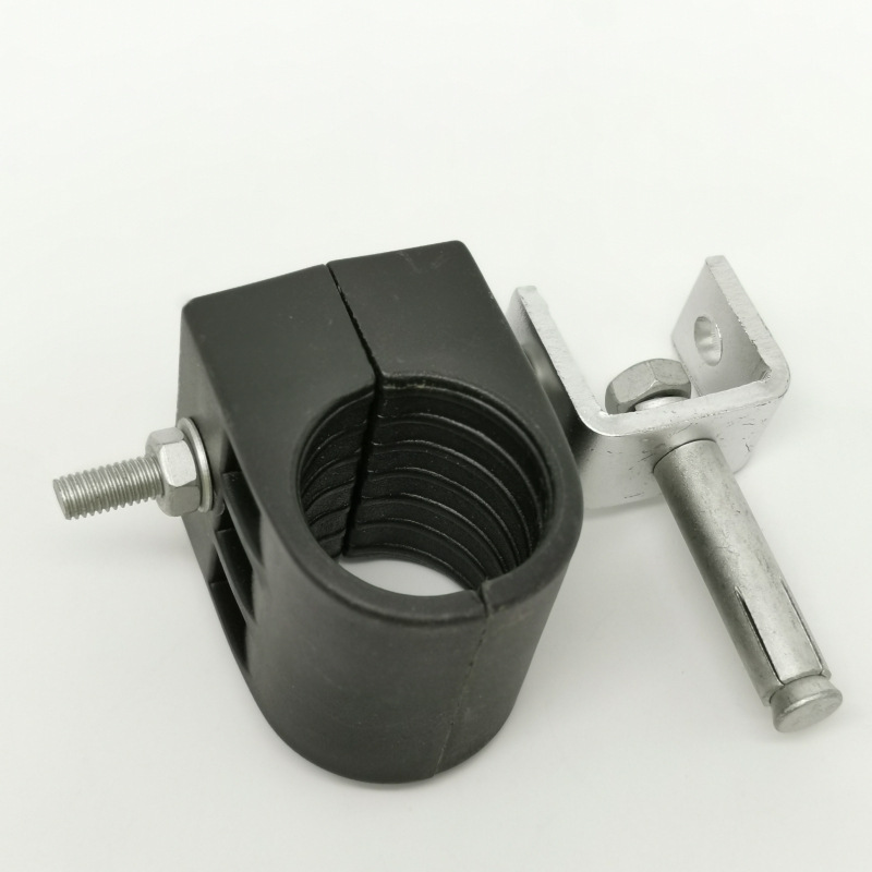 工厂批发5/4沿墙型单联单孔不锈钢馈线卡 电子元器件线扣