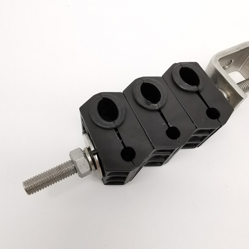 三联六孔光缆不锈钢馈线卡电子元器件布线产品线卡线扣