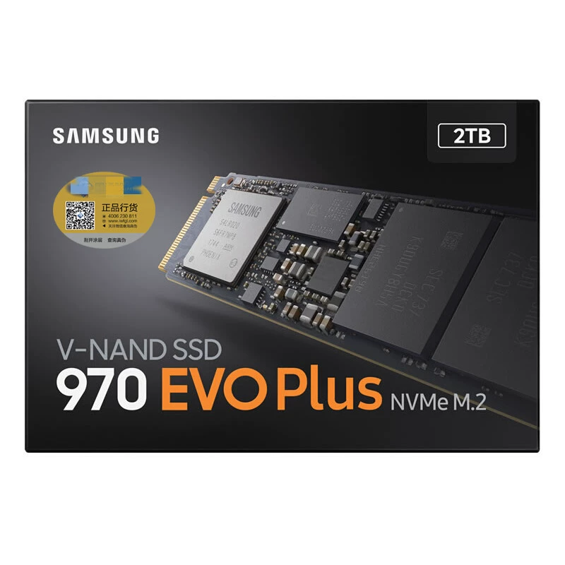 [Новый 2TB SSD твердотельный накопитель M.2 (NVMe) 970 EVO Plus (MZ-V7S2T0B)]