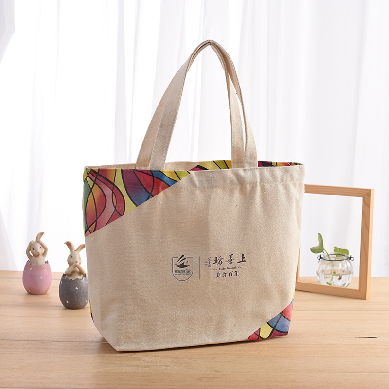 厂家批发手提购物棉布袋 广告帆布袋定 做logo 时尚单肩女帆布袋