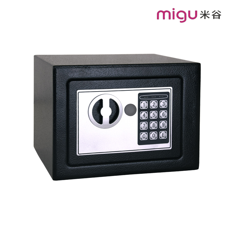 1723X-1小型酒店宾馆客房用半自动旋钮密码保管箱 家用小型保管箱